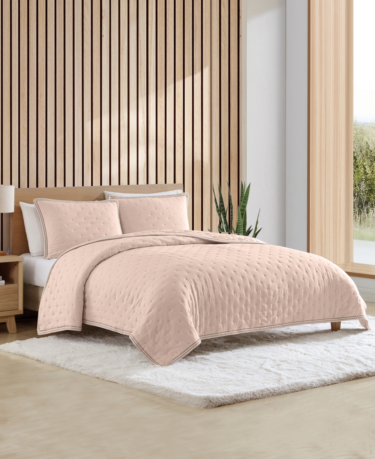 Ugg Devon  Braid Quilt Set, Full/queen