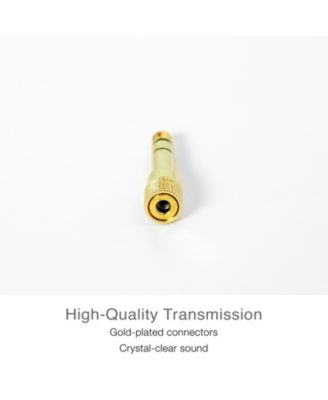 MEE Audio 1/4" (6.3 mm) Stereo Audio Adapter (2 Pack)