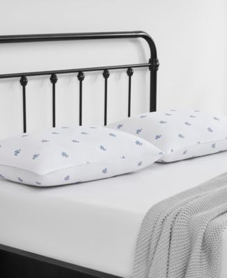 Logo Medium Density 2-Pack Down Alternative Pillow, Standard/Queen