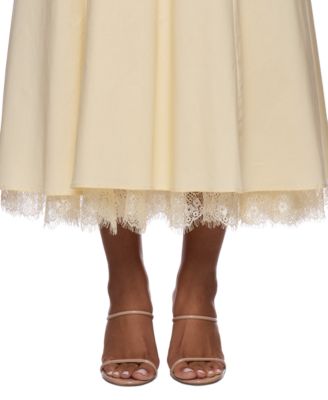 Juniors' Ruched-Front Midi Dress