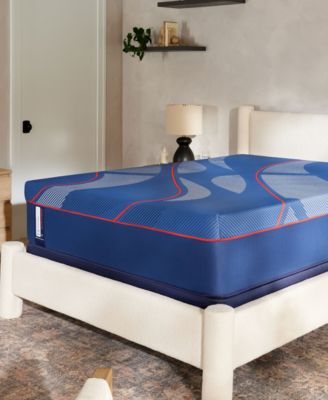 Posturepedic Elite Albany II 13" Medium Hybrid Tight Top Mattress Set - Queen