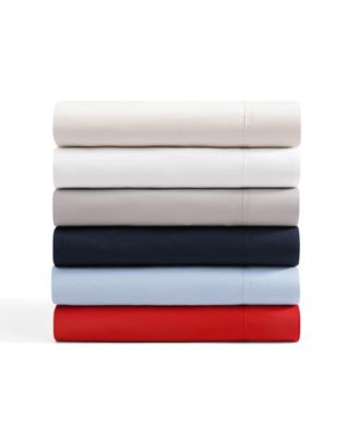 Solid 200-Thread Count Cotton Percale 4-Pc. Sheet Set, Full