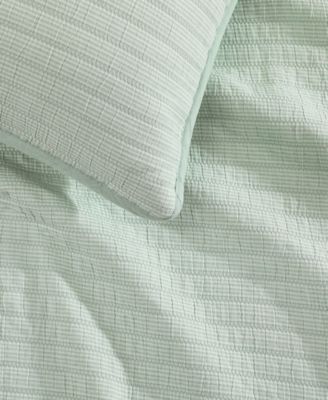 Ithaca Stripe Cotton Reversible 2-Pc. Quilt Set, Twin