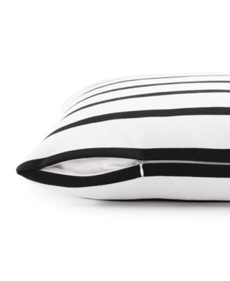 Placement Stripe Knitted Square Pillow, 20" X 20"