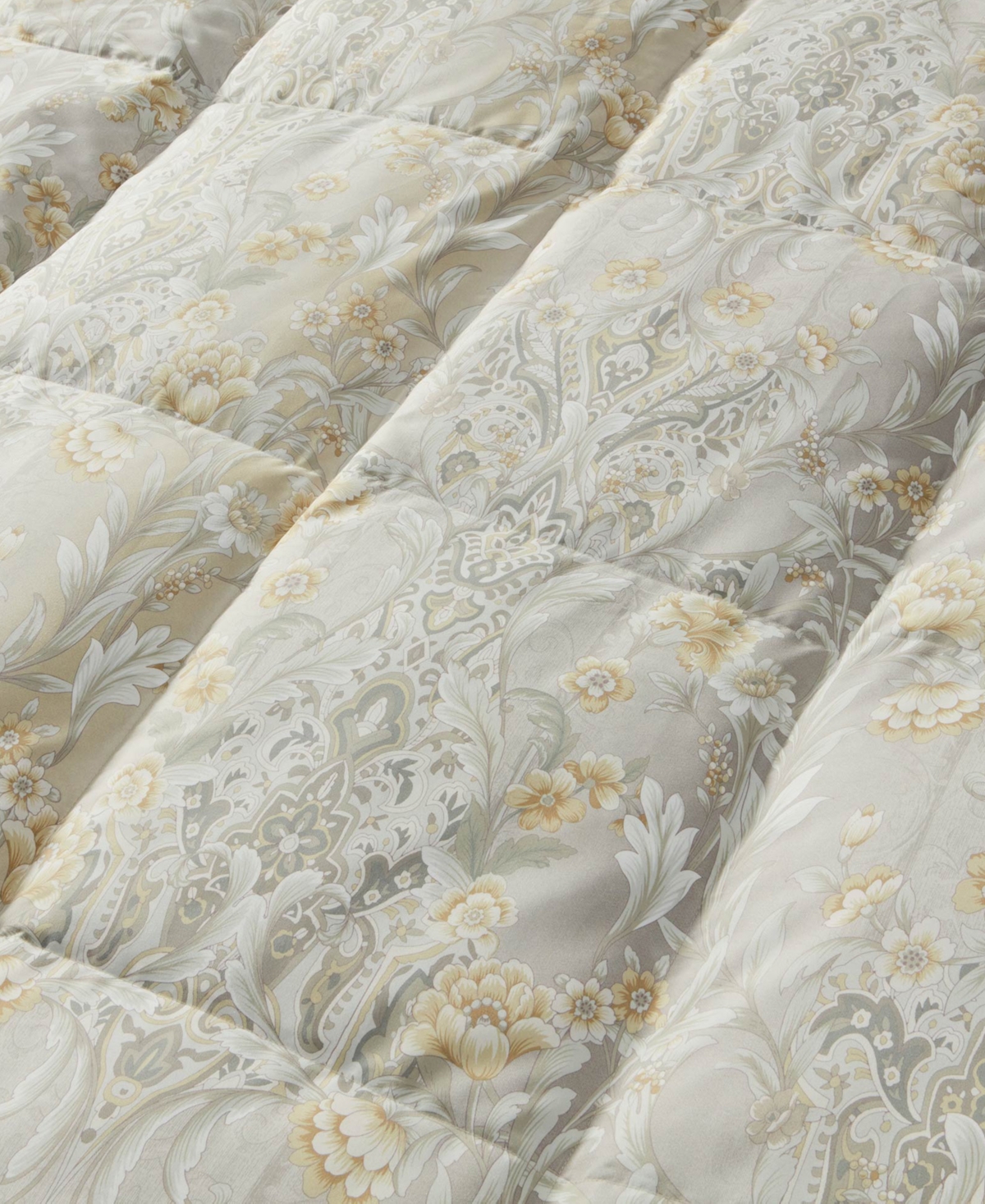 Unikome All Season White Goose Feather Fiber Comforter, Full/queen In Neutral