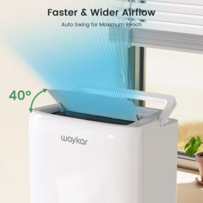 EnergyStar Dehumidifier for Home & Basement with Drain Hose and 1.88 Gal Water Tank and Pump, Ideal for Spaces up to 7000 Sq. Ft.