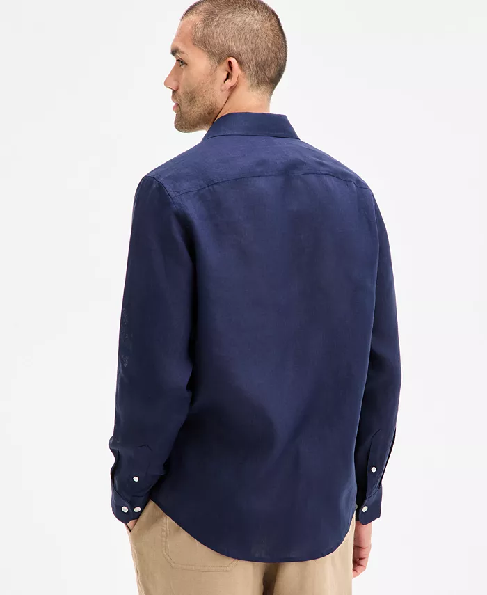 Men's 100% Linen Shirt - thumbnail 9