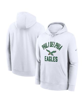 Nike - Men's White Philadelphia Eagles Club Pullover Hoodie