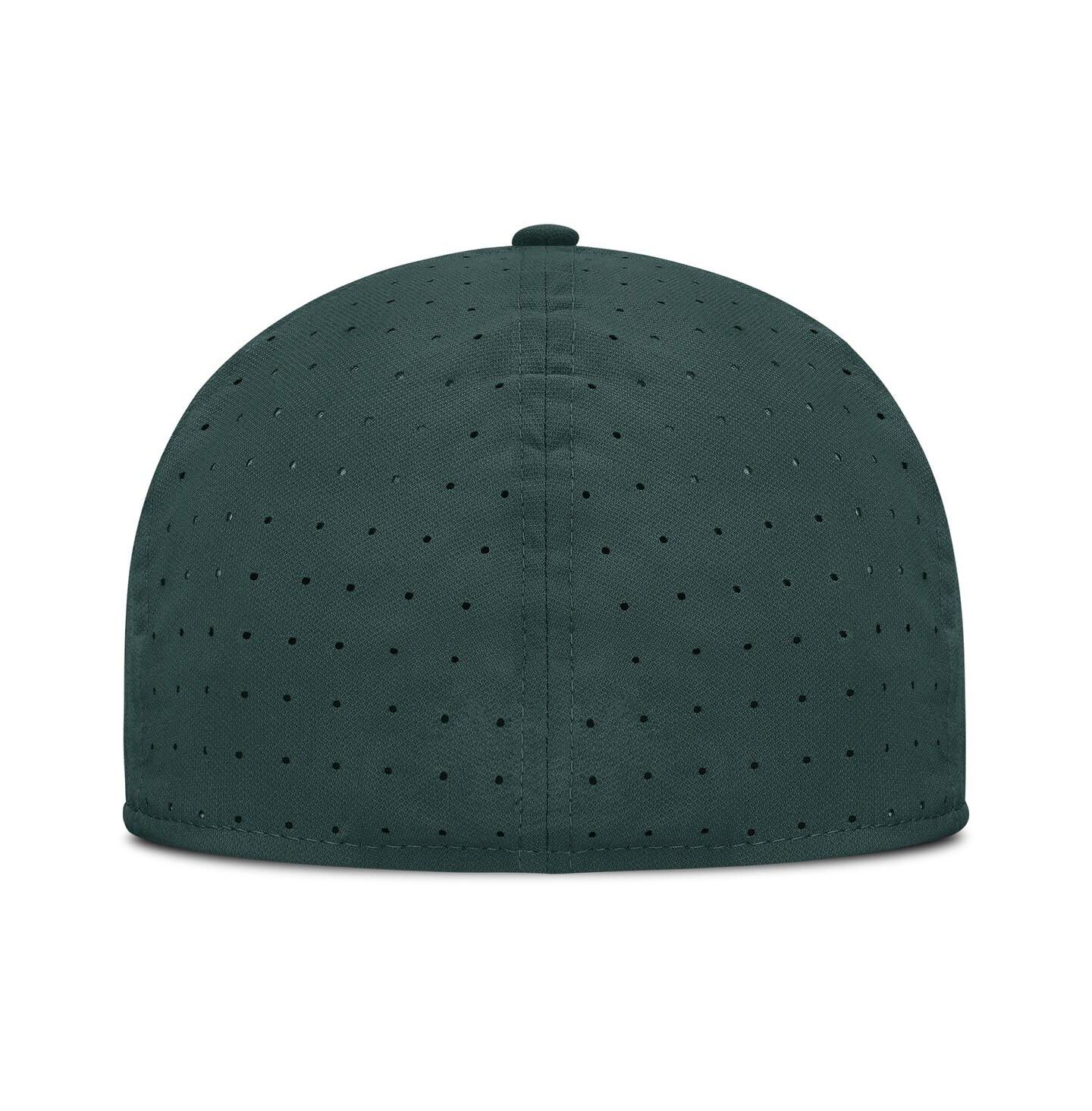 Мужская кепка Nike Green Michigan State Spartans On-Field Dugout True Performance Fitted Hat — фото 2