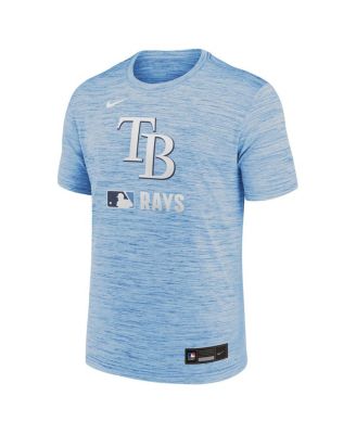 Men's Light Blue Tampa Bay Rays Authentic Collection Velocity Performance Practice T-Shirt