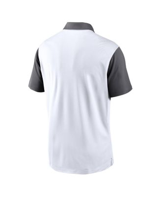 Men's White Tennessee Volunteers Campus Pattern Vapor Performance Polo Shirt