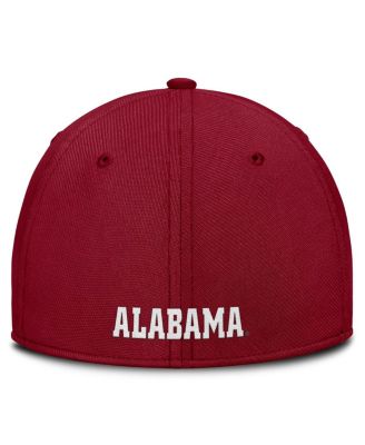 Men's Crimson Alabama Crimson Tide 2025 Dugout Coaches Rise Swoosh Performance Flex Hat