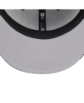 Men's Black Chicago Cubs Metallic Camo 59FIFTY Fitted Hat