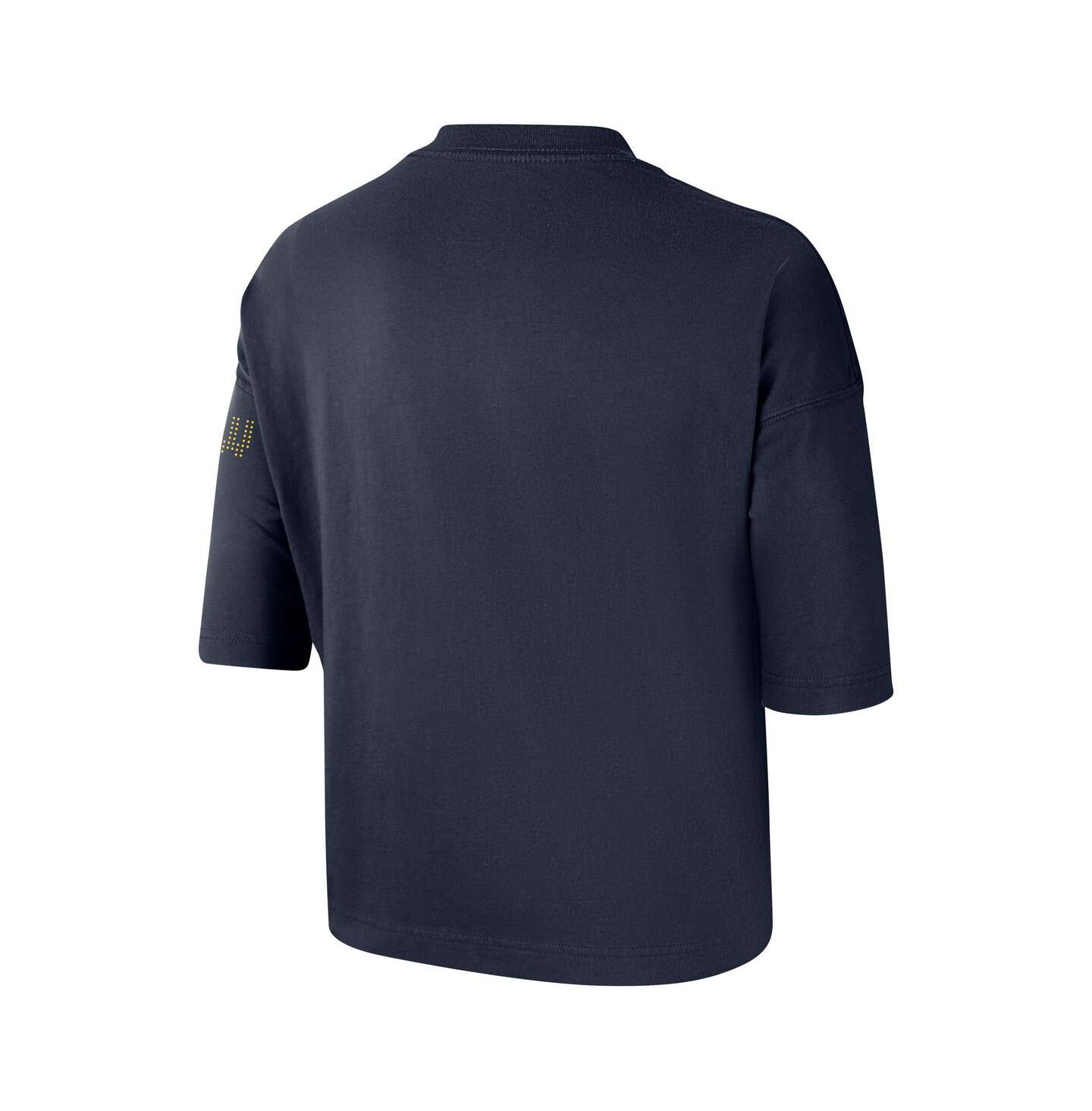 Женская футболка Nike Navy Golden State Warriors 2024/25 City Edition Courtside Boxy — фото 2
