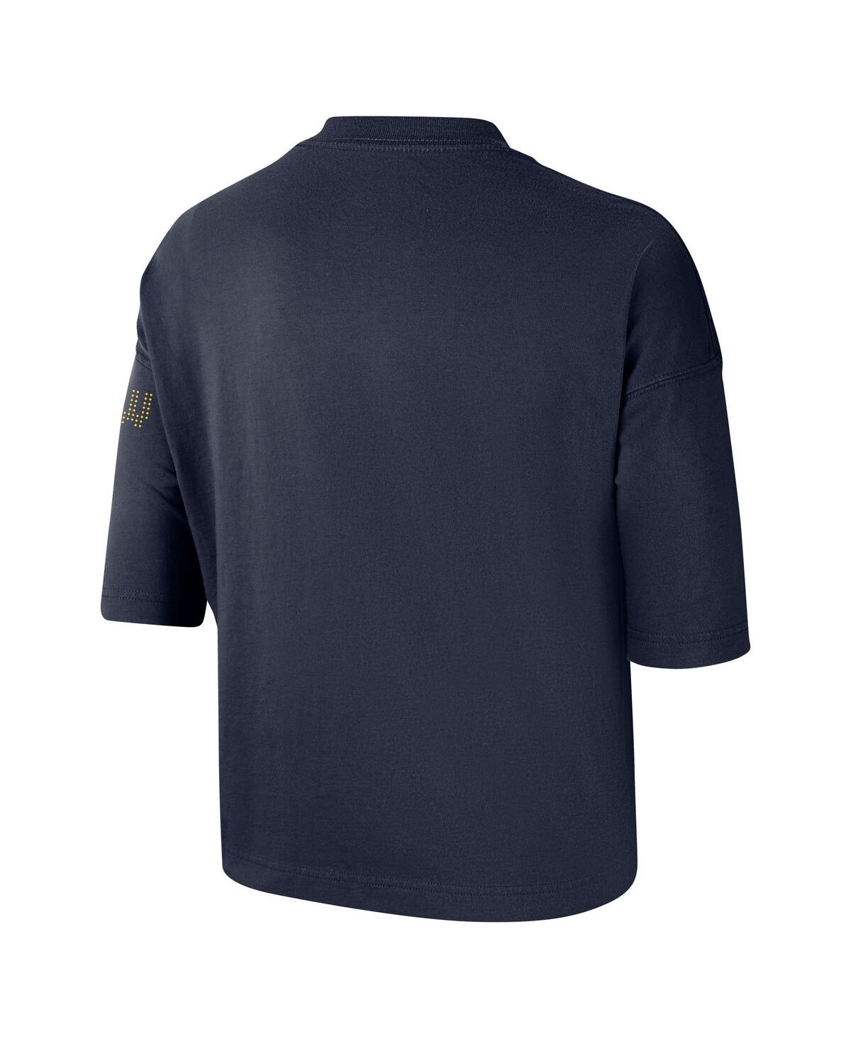 Nike Women's Navy Golden State Warriors 2024/25 City Edition Courtside Boxy T-shirt In Navy