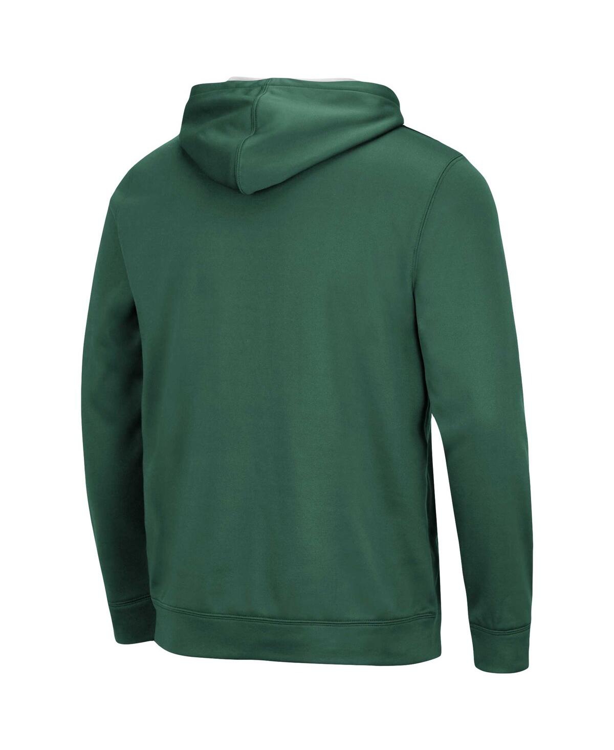 Colosseum Men's Green Michigan State Spartans Resistance Pullover Hoodie In Green