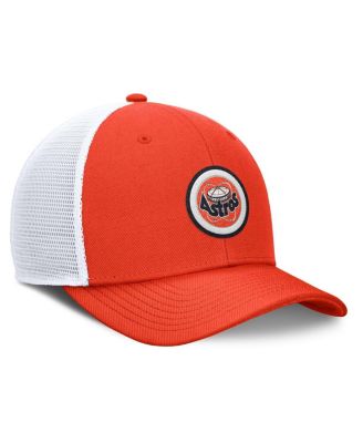 Men's Orange Houston Astros Cooperstown Collection Rise Trucker Adjustable Hat