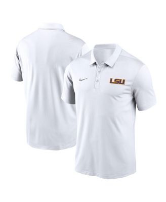 Nike - Men's White LSU Tigers Primetime Franchise Performance Polo