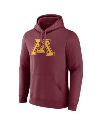 Men's Maroon Minnesota Golden Gophers Fleece Pullover Hoodie