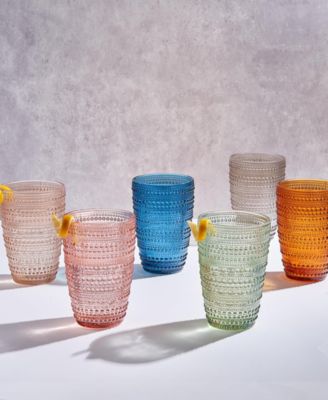 Khen Beaded Highball Tumbler, Set of 6