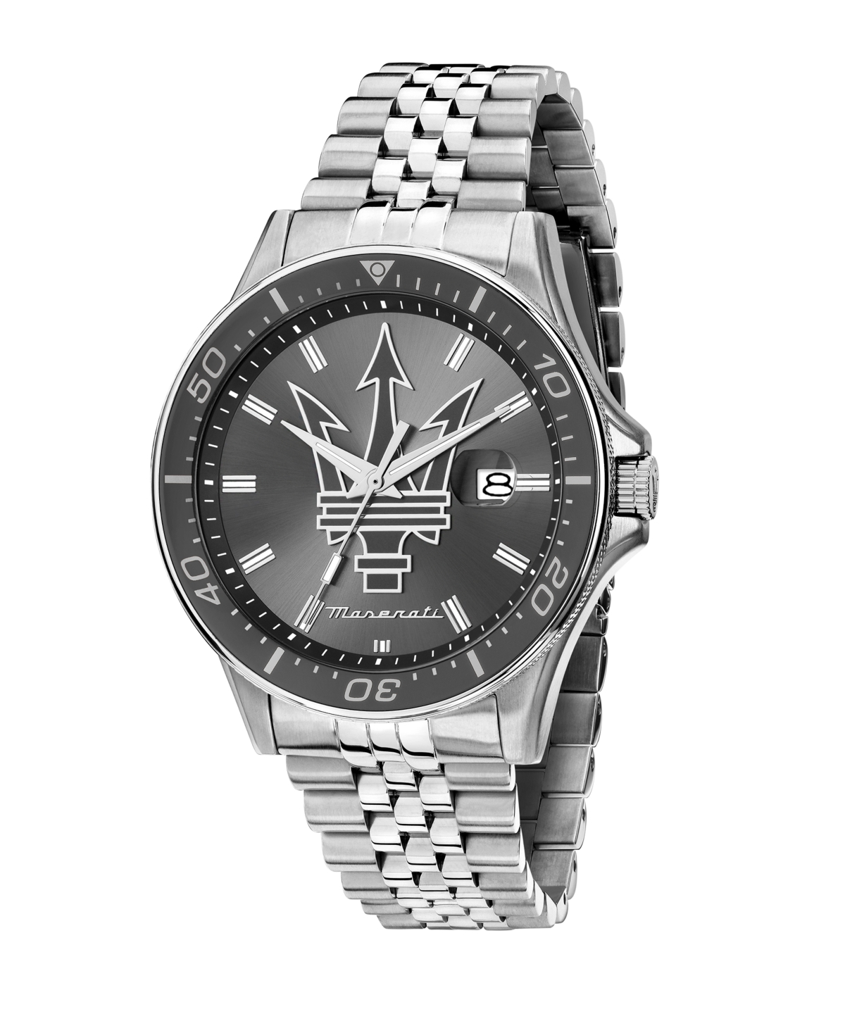 Men's Date Stainless Steel Watch, 44mm - Stainless Steel