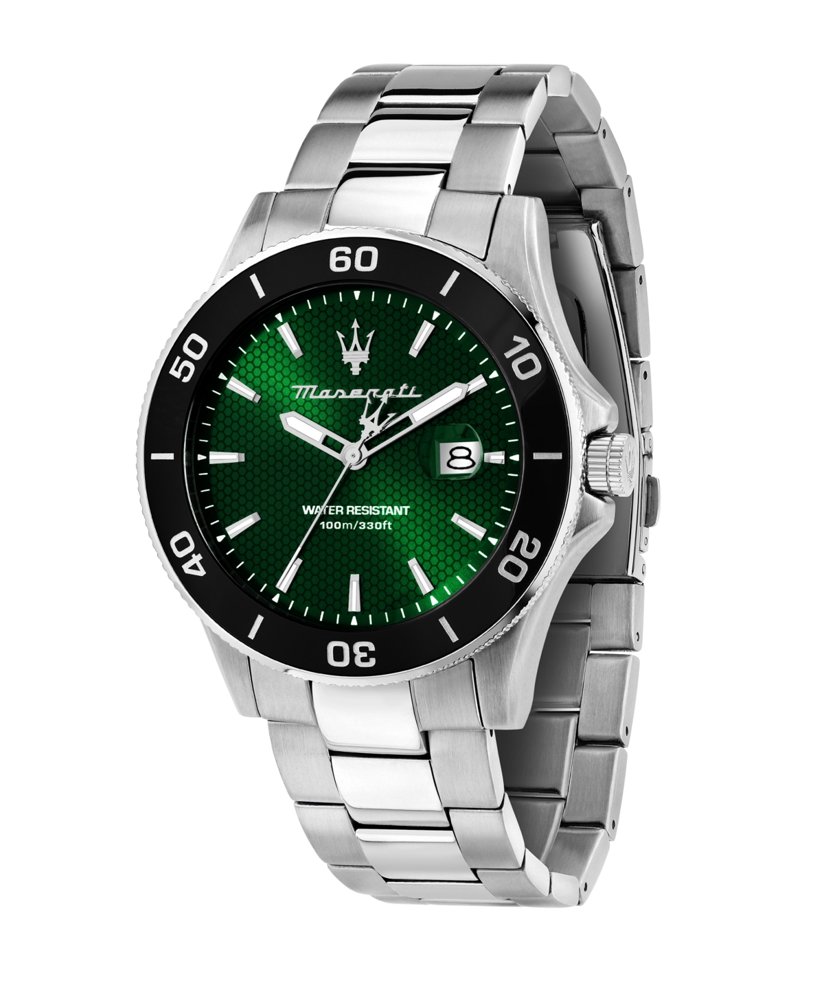 Men's Date Stainless Steel Watch, 43mm - Stainless Steel