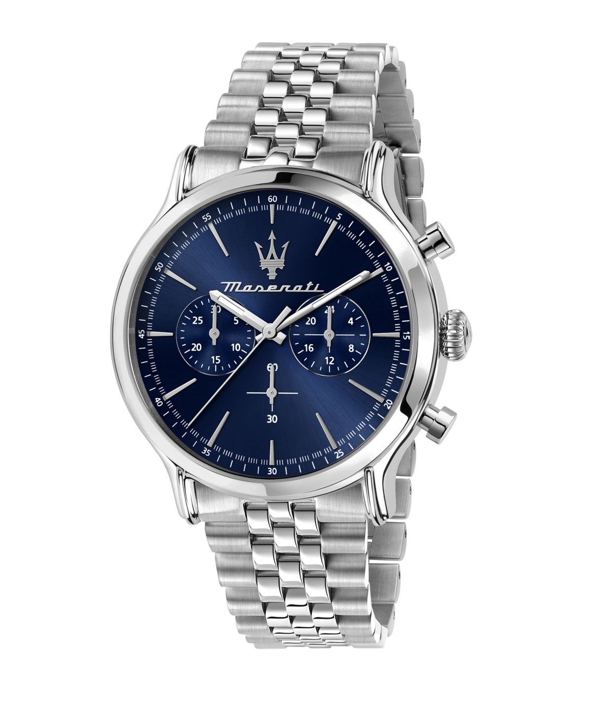 Men's Chronograph Stainless Steel Metal Band Watch, 42mm - Stainless Steel