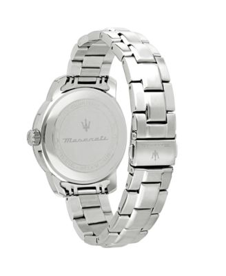 Men's Analog Stainless Steel Metal Band Watch, 44mm