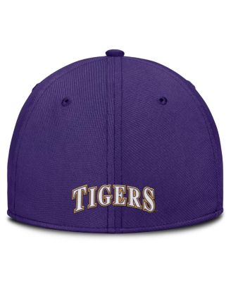 Men's Purple LSU Tigers 2025 Dugout Coaches Rise Swoosh Performance Flex Hat