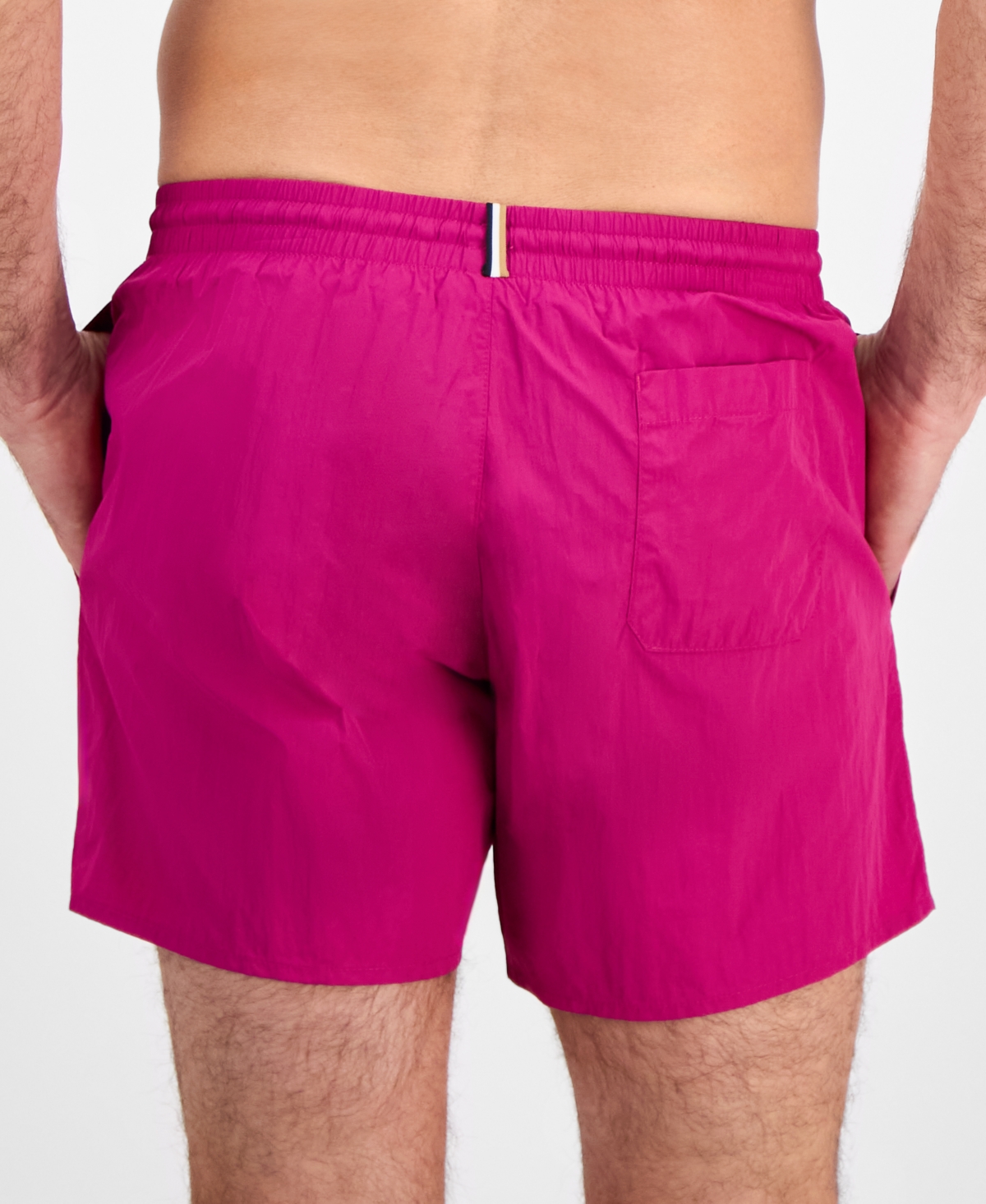Hugo Boss Boss By  Men's Lee Drawstring 5.3" Swim Trunks, Created For Macy's In Medium Pink