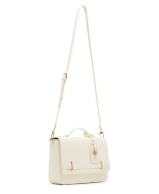 Belted Flap Small Satchel Bag 
