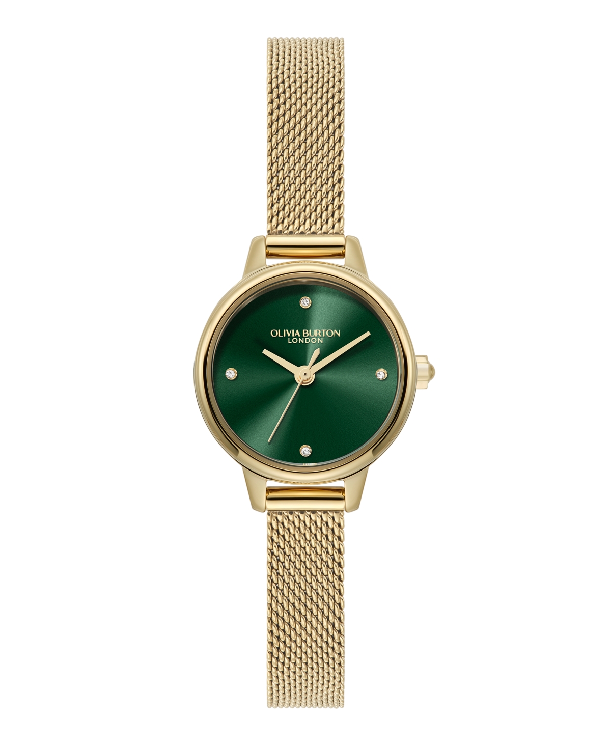 Women's Mini Classic Gold Tone Stainless Steel Mesh Bracelet Watch, 23mm - Gold