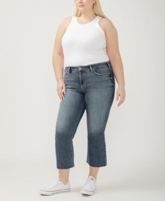 Plus Size Suki Mid Rise Curvy Fit Flare Jeans