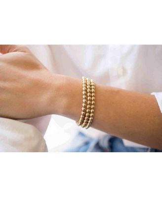 5mm Gold Bead Bracelet