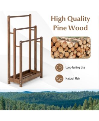 Freestanding Towel Rack 3-Bar Hand Towel Drying Stand with Bottom Storage Shelf