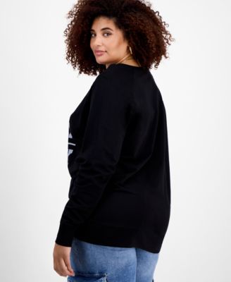 Trendy Plus Size Black History Month Graphic Long Sleeve Tee