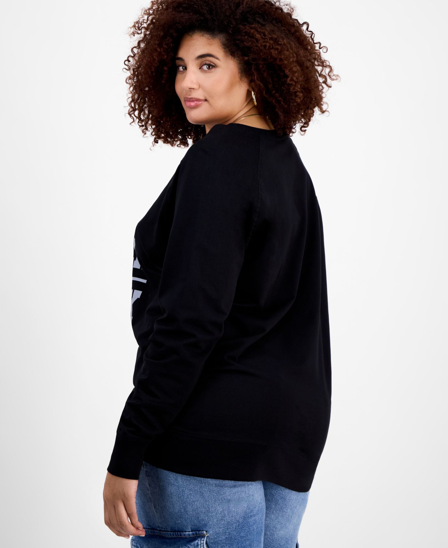 Женская футболка Hybrid Apparel Trendy Plus Size Black History Month Graphic Long Sleeve, цвет: Чёрный — фото 4