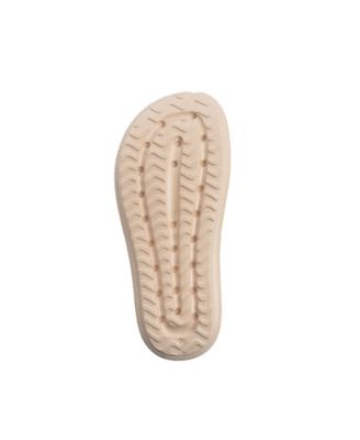 Little and Big Girls Fun and Stylish Platform with Bebe Logo and Charms Slides