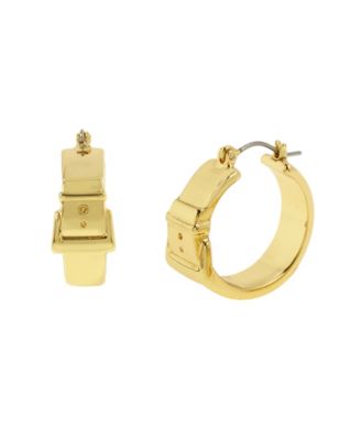Belt Buckle Hoop Earrings
