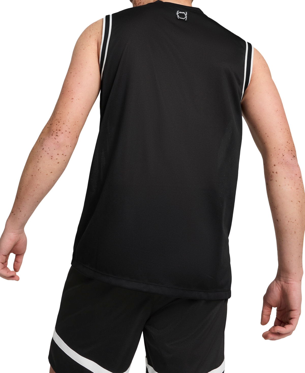 Puma Men's Winning Shot Regular-fit Mesh Logo Tank Top In Black