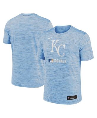 Nike - Men's&nbsp; Light Blue Kansas City Royals Authentic Collection Velocity Performance Practice T-shirt