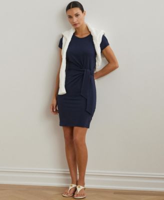 Lauren Ralph Lauren - Women's Tie-Front Jersey Dress
