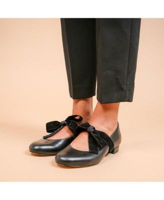 Women's Customizable Black Ballet Flats