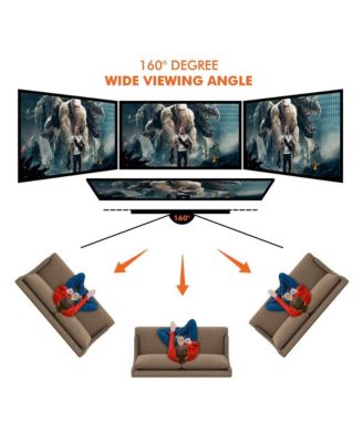 80" Portable Outdoor Projection Screen – Lightweight Frame Stand, HD 16:9 Display