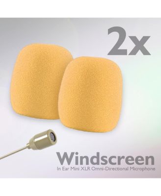 In-Ear Mini XLR Omni-Directional Microphone – Compatible with Shure System