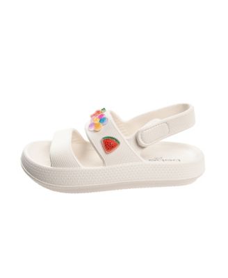 Little Girls Cute and Comfortable Summer with Charms Sandals