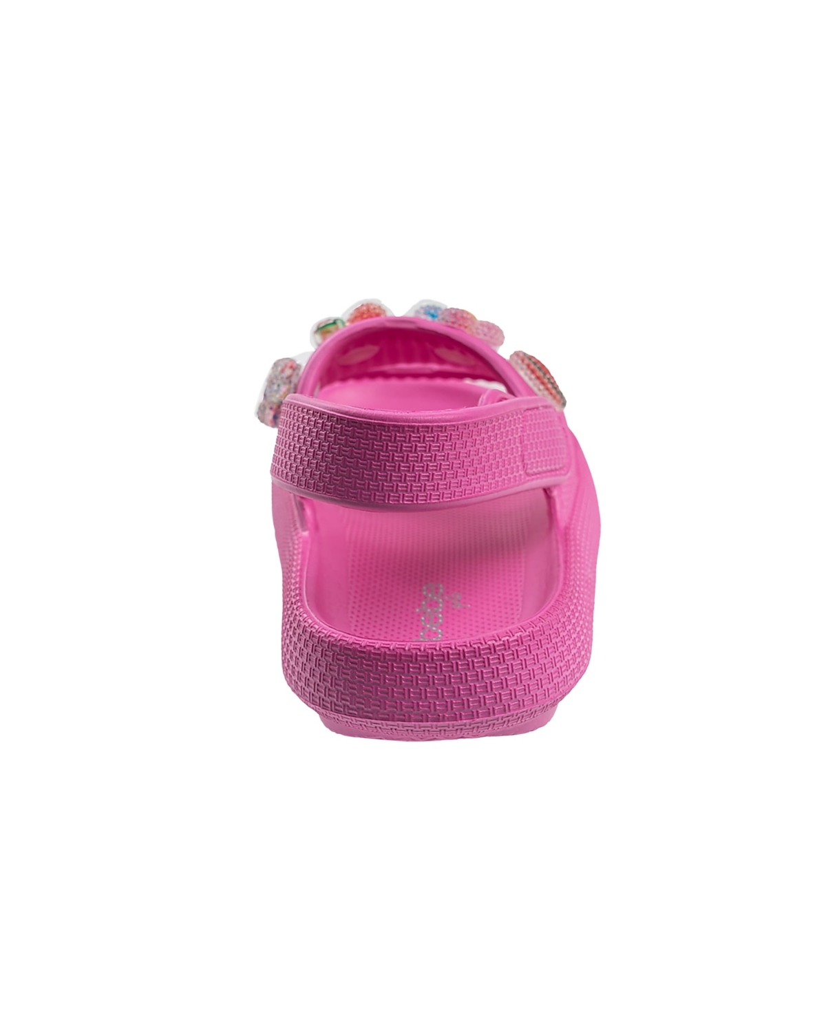 Bebe Little Girls Cute And Comfortable Summer With Charms Sandals In Fuchsia