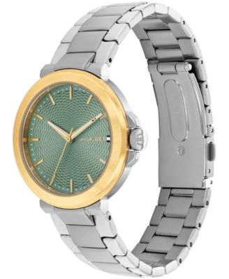 Women's Quartz Silver-Tone Stainless Steel Bracelet Watch, 34mm