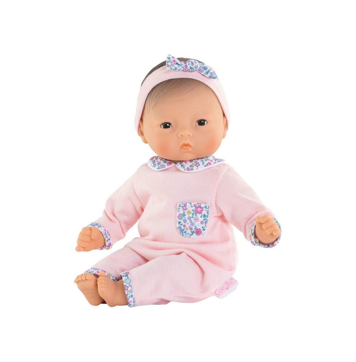 Детская кукла Corolle Bebe Calin Mila 12" Baby Doll, цвет: Розовый — фото 1