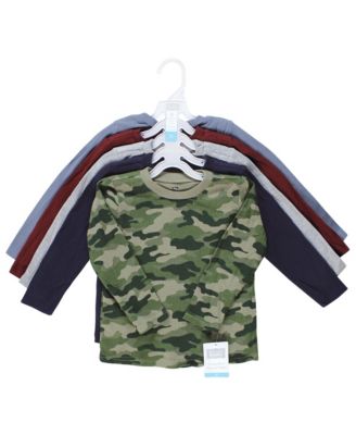 Warm Long-Sleeve T-Shirt Collection 5-Pack